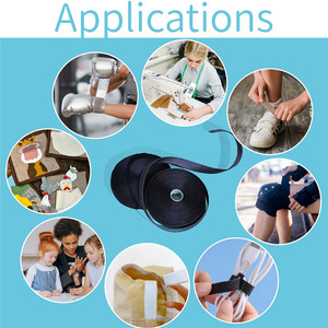 Velcroes băng móc và vòng lặp tái sử dụng may mặc ba lô và Cáp Tie băng cuộn dệt Băng Top bán Chất lượng cao không thấm nước - Product Image 3