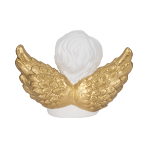 Statua Decorativa da Giardino Cherubino con Cuore per Esterni, Portico e Patio - Product Image 4