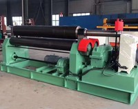 W11-12x2500mm à rouleaux électrique RAYMAX à bas prix Machine à rouler mécanique à 3 rouleaux avec prix d'usine