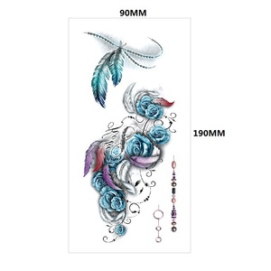 Popolare <span class=keywords><strong>tatuaggio</strong></span> <span class=keywords><strong>rosa</strong></span> <span class=keywords><strong>con</strong></span> fiore rosso trasferimento acqua adesivo <span class=keywords><strong>tatuaggio</strong></span> impermeabile - Product Image 6