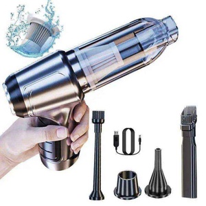 เครื่องดูดฝุ่นไร้สายแบบพกพาสำหรับรถยนต์ แรงดูด 9000Pa กำลังไฟ 120W พร้อมฟังก์ชั่นเป่าลม ใช้ได้ทั้งในรถและบ้าน - Product Image 5