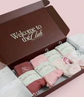 Boîtes d'expédition écologiques pour chaussettes, boîtes d'expédition en carton ondulé faciles à plier avec logo personnalisé
