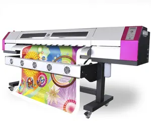 HF-UNION Grootformaat Eco Solvent Printer 1.6M Inkjet Printer Eco Solvent Eco Vinyl Solvent Printer