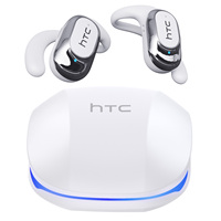 Casque de jeu sans fil HTC Ne17 à faible latence, son panoramique 6.0, éclairage RGB, casque de sport Esports avec égaliseur