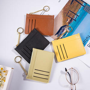 กระเป๋าสตางค์กันน้ำ Yongfa รุ่นเล็ก ป้องกันการโจรกรรมข้อมูล RFID ช่องใส่บัตรสั้น ใส่บัตรเครดิต บัตรประชาชน ใบเสร็จ ของขวัญส่งเสริมการขายสำหรับธุรกิจ - Product Image 1