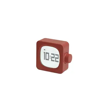 Multifunktions-Wecker Digitaler Timer Temperatur kalender Desktop-Wecker Quadrat ABS Elektronische Uhr Prägnant
