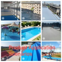 Revêtement imperméable en polyurée anti-abrasion, peinture en polyurée anti-corrosion pour piscine, réservoir d'eau, réservoir d'égouts