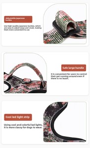 USB充電器と簡単に調整できるバックル付きLED安全犬用ハーネスナイトウォーク用高視認性 - Product Image 6