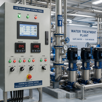 Tableau de commande électrique basse tension personnalisé à économie d'énergie, étanche IP66/IP65, système d'automatisation de pompe