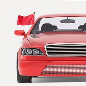 Drapeau de voiture en polyester 14*21cm avec impression personnalisée, support magnétique et mât flexible en fibre de verre – Offre Spéciale 2024, Excellent Prix, Décoration - Product Image 5