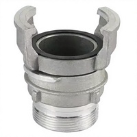 Raccord mâle Guillemin en aluminium de 3 pouces de type français Hong'an DN80, adaptateur à filetage externe pour hydrant d'incendie et vanne de pompe