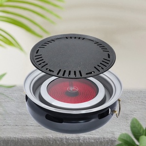 Pinnovo-parrilla eléctrica para barbacoa, <span class=keywords><strong>horno</strong></span> de ondas de luz interior comercial para mesa de barbacoa, restaurante, salida de aire superior - Product Image 5