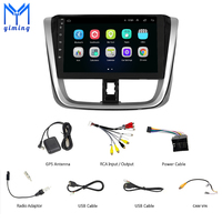 Autoradio Android 10 pour Vios Yaris 2018, navigation GPS, lecteur multimédia MP3, lecteur vidéo, WiFi/écran partagé pour stéréo