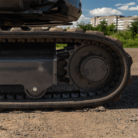 Nouvelle mini-excavatrice sur chenilles XE27U avec moteur Kubota, cabine fermée et climatisation, chenilles en caoutchouc, mini-pelle compacte à rotation arrière