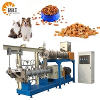 Nueva planta de fabricación de comida para perros de alta producción, línea de producción de procesamiento de alimentos para mascotas completamente automática, fabricante de máquinas de pellets para mascotas secas
