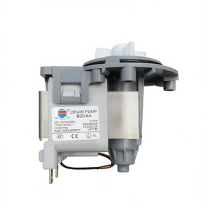 Moteur de pompe de vidange B20-6A 220V 50Hz pour lave-linge à chargement frontal, pièces métalliques en cuivre - Product Image 1