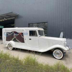 Charrette funéraire électrique <span class=keywords><strong>de</strong></span> luxe blanche, <span class=keywords><strong>chariot</strong></span> funéraire classique, <span class=keywords><strong>chariot</strong></span> électrique puissant pour services funéraires haut <span class=keywords><strong>de</strong></span> gamme - Product Image 3