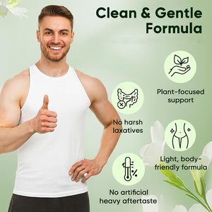 Complément alimentaire en poudre à base <span class=keywords><strong>de</strong></span> plantes pour le soutien <span class=keywords><strong>de</strong></span> la digestion quotidienne et l'équilibre intestinal, pour hommes et femmes, réduit la pression digestive, saveur pêche mangue - Product Image 4