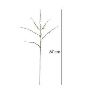 Fleur artificielle en soie blanche, saule enneigé à tige unique, pour décoration intérieure, accessoires de mariage, décoration intérieure et extérieure - Product Image 5