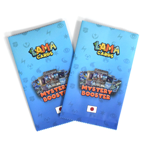 ゲームカードスリーブ包装用のカスタムデザインの印刷されたホイル金属化ラミネートバックシール袋ヒートシールマイラーバッグ - Product Image 1