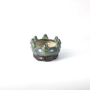Maceta de Cerámica con Forma de Rana <span class=keywords><strong>para</strong></span> Interiores, Maceta de Flores con Diseño de Animal <span class=keywords><strong>para</strong></span> Hogar y Terraza - Product Image 3