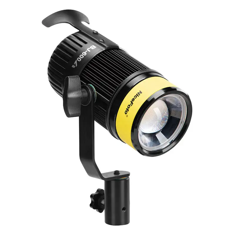 NiceFoto 60W Mini Vlogging Kit Equipment Small Photographic LED COB TV Filming Zoom Studio Video Light For Photography