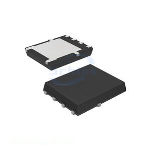 Components Electronic Single Diodes 8-PowerTDFN, 5 Leads MBR8H100MFST3G Authorized Distributor - Product Image 1