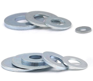 แหวนรองเหล็กคาร์บอนชุบสังกะสี LeGood ขนาด 6 มม. x เส้นผ่านศูนย์กลางภายนอก 17 มม. หนา 1.2 มม. เกลียว M6 ใช้ได้กับงานอุตสาหกรรมทั่วไป - Product Image 4