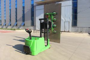 Achetez un chariot élévateur manuel certifié portable de 1 tonne à prix réduit, chariot élévateur hydraulique avec fourches réglables - Product Image 4