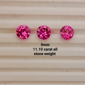 Zafiro Rosa Cultivado en Laboratorio, Corte Redondo, Gema Suelta de Calidad Premium para Joyería, para Regalar a Seres Queridos - Product Image 3