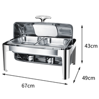 Ensemble de buffet Ensemble de chauffe-plats Équipement de restauration commerciale Chauffe-plats pour buffet Hôtel