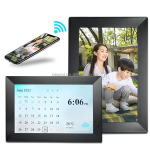 2024 thiết kế mới 10 inch Wifi thông minh hình ảnh kỹ thuật số khung ảnh với lịch đồng hồ báo thức + Trạm thời tiết chức năng - Product Image 1