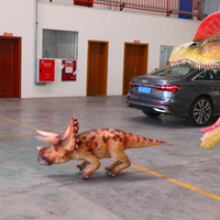 Mechanischer Animatronik-Hund in Triceratops-Form – Führt Vielfältige Bewegungen Aus