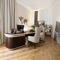 Bureau de direction commercial moderne de luxe ML CEO, extensible, en bois, pour ordinateur, écologique, garantie 6 ans, facile à assembler