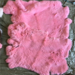 Plaque de fourrure de lapin <span class=keywords><strong>Rex</strong></span> <span class=keywords><strong>chinchilla</strong></span> 100% naturelle de couleurs réelles en gros - Product Image 3