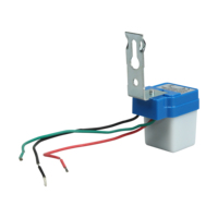 Interrupteur à capteur de lumière LED crépusculaire et du crépuscule, réglable, pour éclairage d'ambiance 8-30 Lux 220-240V AC, blanc, pour extérieur, rue, allée, cellule photoélectrique