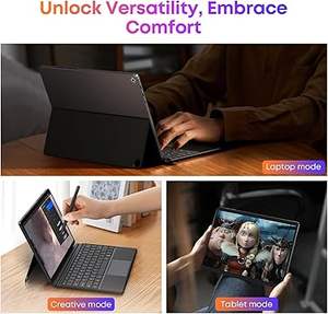 Máy tính bảng 2 trong 1 CHUWI Hi10 Max 12.96 inch, màn hình cảm ứng Windows 11, kèm bàn phím, SSD 512GB, RAM 12GB LPDDR5, chip Intel N150 - Product Image 2