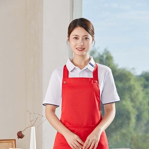 Tablier d'épaule en polyester, taille unique, anti-salissure, pour le service de restauration - Product Image 4