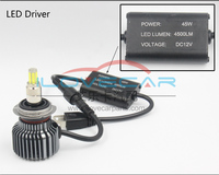 Bombilla LED 3D para Faros Delanteros AILECAR H7 46W 4500LM 6000K, Reemplazo de Iluminación Automotriz, Actualización H7 H11 9005 9006