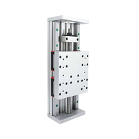 Module linéaire de table coulissante avec une longueur de déplacement effective de 100 mm à 850 mm + rails de guidage HGR20 + vis à billes 1605 1610 pour CNC