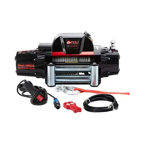 TOP SALE 4WD 12V/24V FAST SPEED ELECTRIC WINCH 13000LB für JEEP