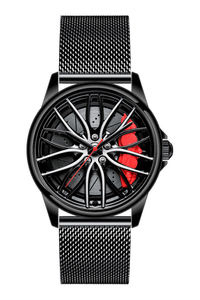 TE Sports Racing Mazzucato <span class=keywords><strong>Wheel</strong></span> TE37 orologio con cerchi per auto 3d - Product Image 4