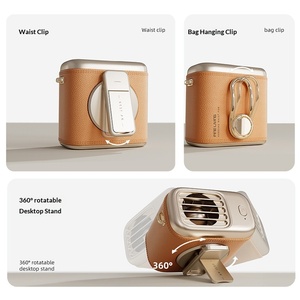 Mini Ventilador de Cintura Portátil Recargable por USB, de Plástico, con Clip, para Exteriores, Compras, Viajes, Refrigeración - Product Image 4
