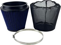 Filtro de Aire Reutilizable de Tubo Recto Alto RU-0620 para Motocicletas de 400-650cc y ATV Medianos RU0620