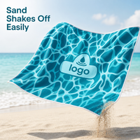 Serviettes en coton double face personnalisées avec logo imprimé, fabrication directe, haute absorption, couleurs résistantes, durables pour hôtel et maison