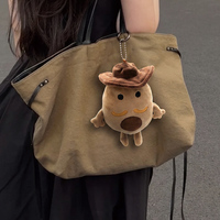Porte-clés personnalisé en peluche en forme de pomme de terre, pendentif, jouet en peluche doux, cadeau pour sac à dos, cadeau de fête, fabricant OEM, certifié sécurité