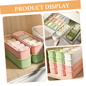 New Tidy up Household <b>Drawer</b> Type <b>Plastic</b> Underwear Organizer <b>Storage</b> Box - Product Image 6