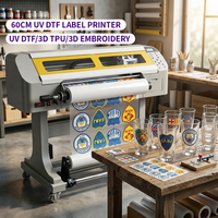 Imprimante UV DTF tout-en-un MT COLOR A1 60cm pour la création de stickers personnalisés sur gobelets, coques de téléphone, bouteilles en verre