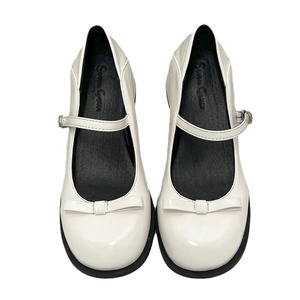 Factory Wholesale New Light Mouth Single Shoes Thick Heel One Line Buckle Shoes Women's Shoes - Product Image 3