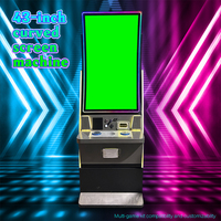 MAKER Luxury 43 Inch Curved J Screen Skill Game Machine Cabinet with LED Lighting for USA Georgia Virginia Amusement Centers